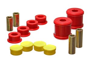 Subaru Impreza Trailing Arm Bushing Set - Rear - Energy Suspension - Performance Polyurethane - Red - `02-`06